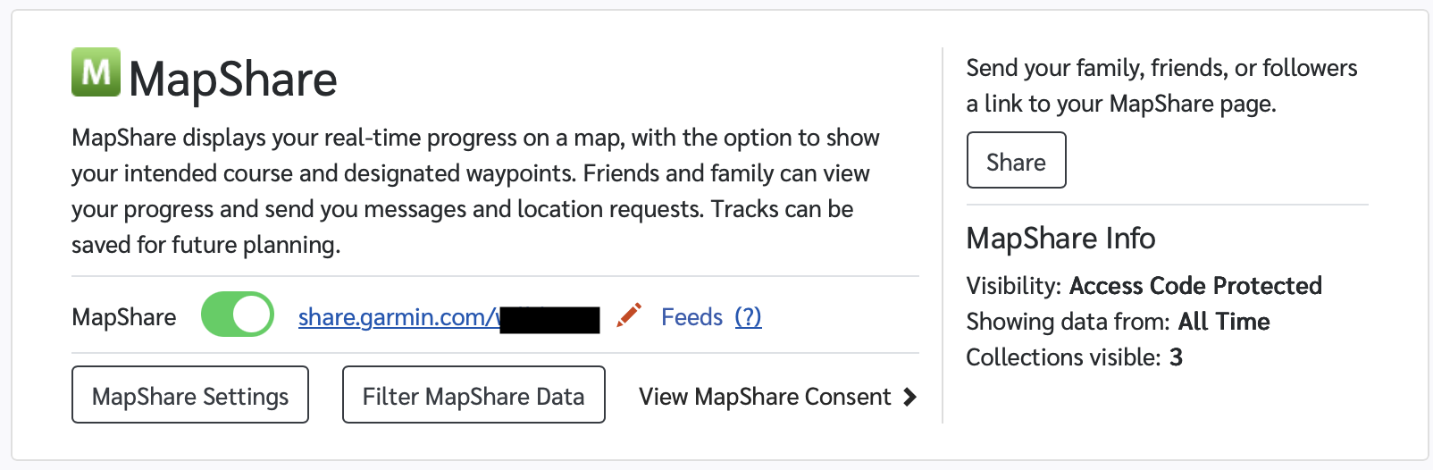 MapShare enabled